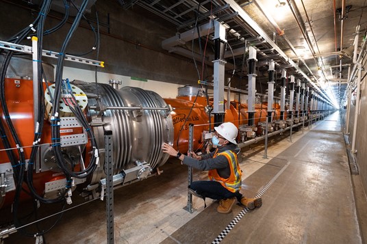 The launch of its upgraded version, LCLS-II, at SLAC National Accelerator Lab marks a groundbreaking advancement, generating its inaugural X-rays and promising a revolutionary leap in research with unparalleled capabilities for studying quantum materials with remarkable precision. Credit: SLAC