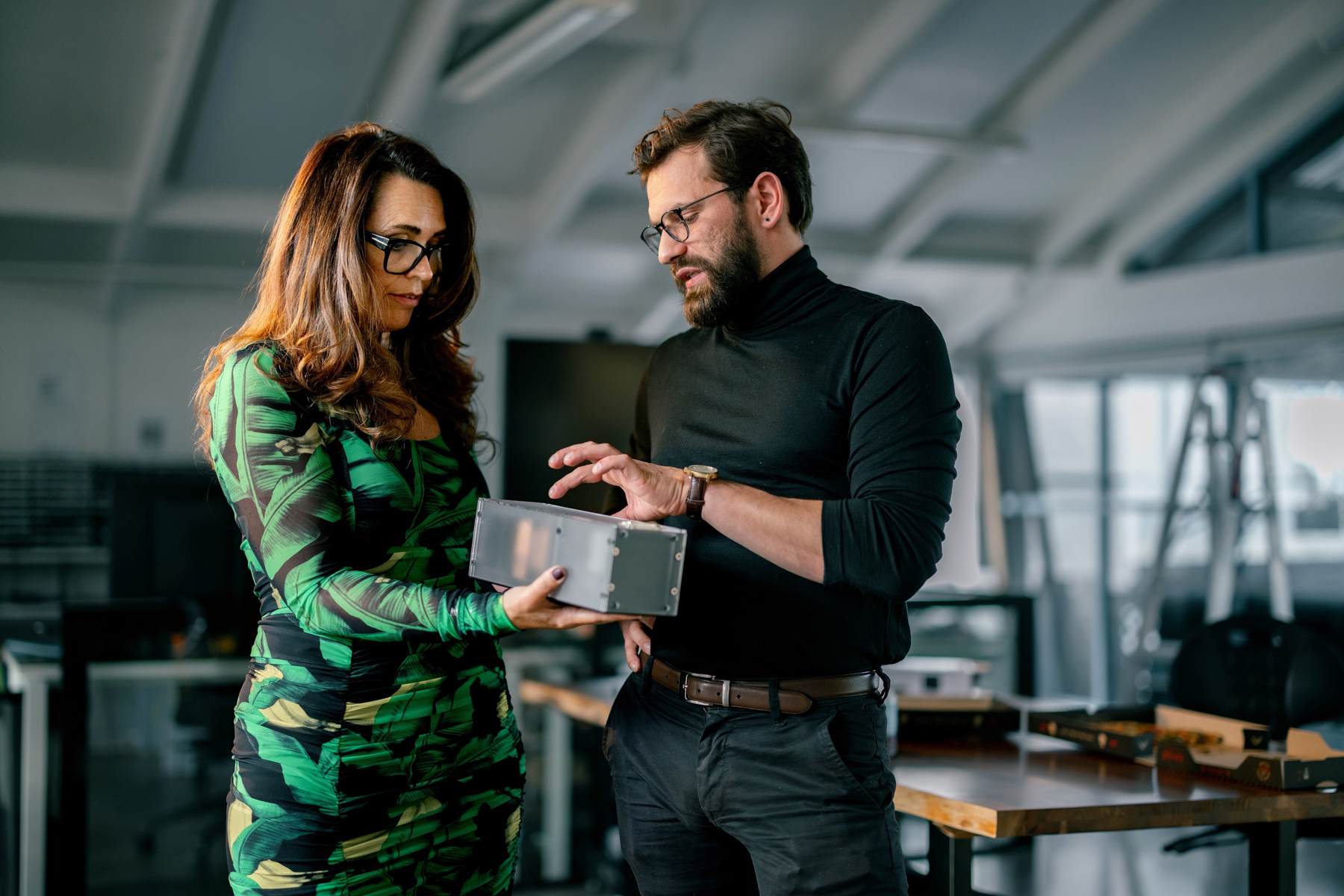 Zenno's Max Arshavsky (L) & Erica Lloyd (R) with Z01