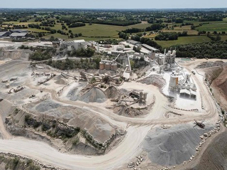 An Eiffage plant serving as a pilot site for the start-up Revcoo, in Haut-Lieu, northern France, June 24, 2025. SAMEER AL-DOUMY/AFP