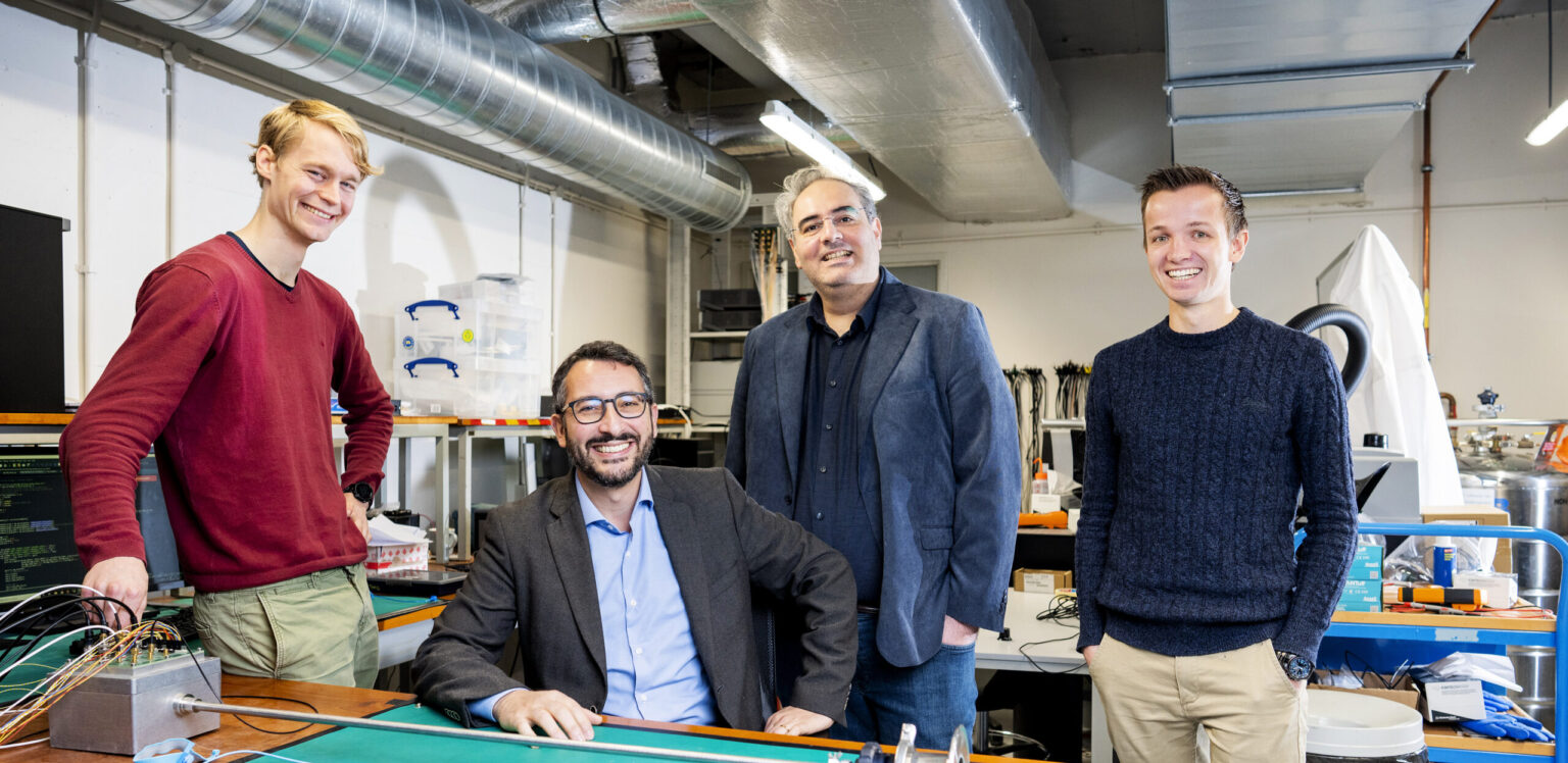 Researchers at QuTech, working on a Fujitsu-funded project, have developed the first cryogenic control chip able to directly control both electron and nuclear spins in diamond-based qubits.