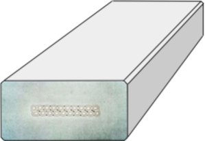 Figure 1: View of BaBar superconducting solenoid conductor. Image courtesy of SLAC.
