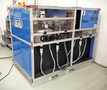 Cryomech, Inc., designed the cryocooler for the CryoRASS unit. Image: BCS