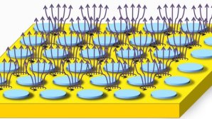 This figure illustrates the movement of vortices as the material changes from insulating to conducting (metallic). Image: Valerii Vinokur/Science