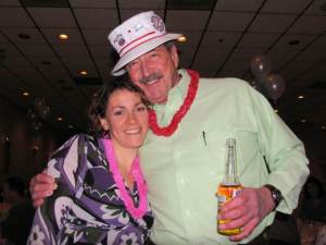 Ann Carroll and Bill Shields at his retirement party, January 2009.