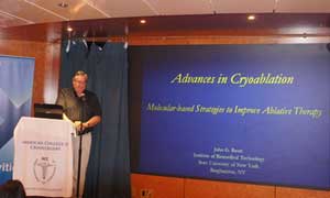 Dr. John Baust, ACC President. Photo courtesy the International Society of Cryosurgery.