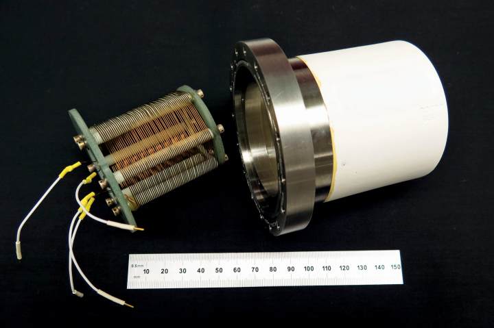 Figure 2: View of the SHOOT Fountain Pump. Image: M. DiPirro, NASA Goddard Space Flight Center