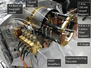 A look inside the DARKNESS cryostat. Image: Mazin