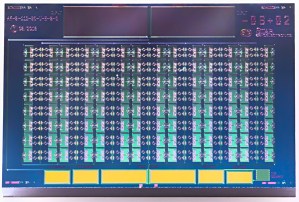 Figure 4. Photograph of the SSAA chip for POLARBEAR with 112 SQUIDs connected in series. Image: STAR Cryoelectronics