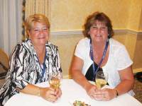 Donna Jung with Louann Ingalls (right) at the 2010 Applied Superconductivity Conference in Washington DC.