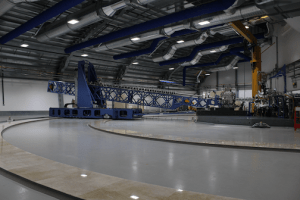Part of the RIXS instrument at Diamond Light Source (UK) that was used to uncover secrets of the world's thinnest superconductor. (Image: Diamond Light Source)