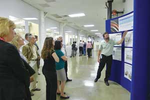 Visitors tour the SuperPower facility in Schenectady, NY. Photo courtesy of SuperPower, Erin L. Keehan.