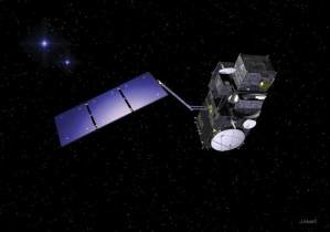 ESA’s Sentinel 3, which will monitor global surface temperatures for the next decade with the aid of a new cryocooler system from Airbus DS. Image: © J. Huart/ESA
